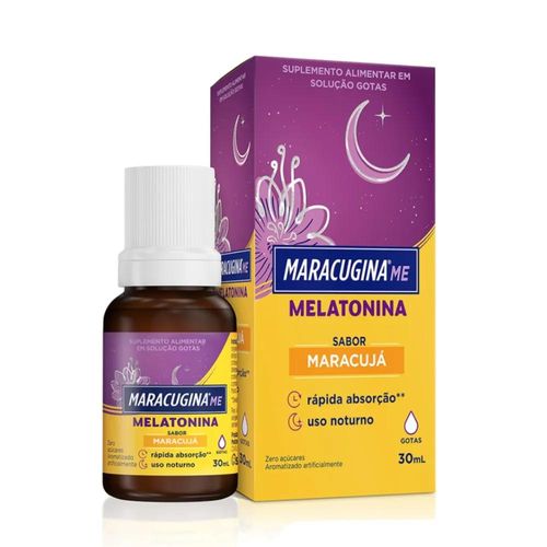 Maracugina Me Melatonina Gotas Sabor Maracujá 30ml