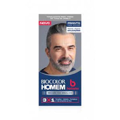 Tonalizante Bozzano Biocolor Homem Redução dos Grisalho com 1 Unidade