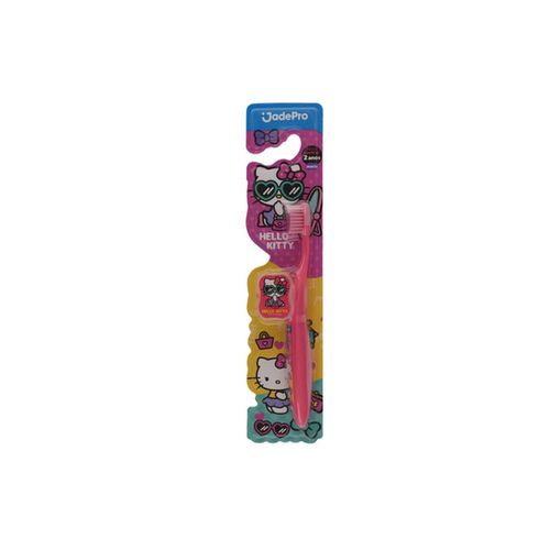 Escova Dental Jadefrog Hello Kitty Macia com Capa Protetora com 1 Unidade