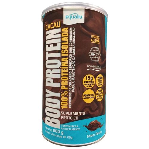 Suplemento Proteíco Body Protein Equaliv Cacau 600g