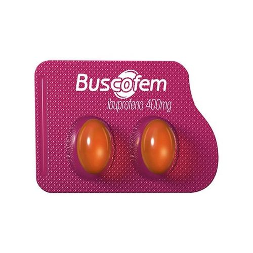 Buscofem 400mg com 2 Cápsulas Gelatinosas Moles