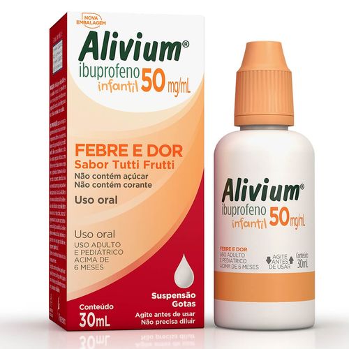 Alivium 50mg/ml Suspensão de Uso Oral Frasco Gotejador 30ml