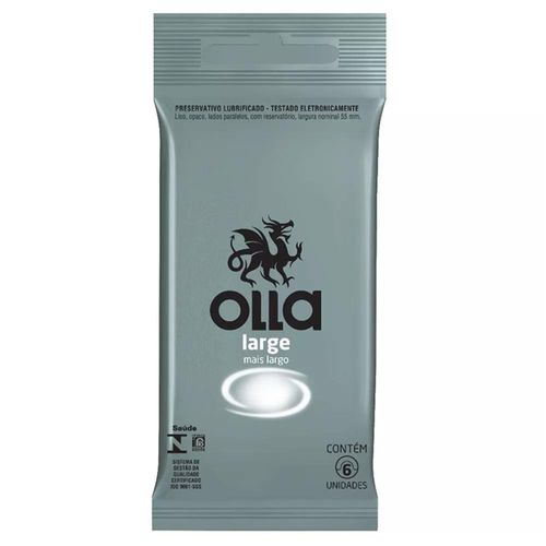 Preservativo Olla Large com 6 Unidades
