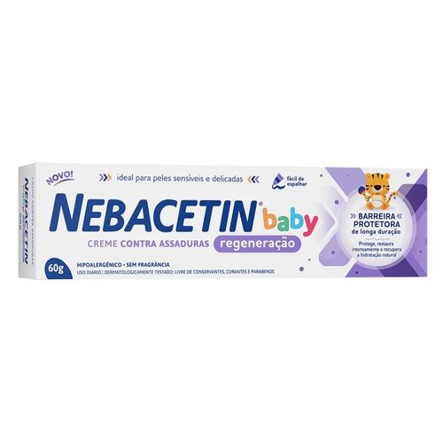 Creme de Assaduras Nebacetin Baby Regeneração 60g