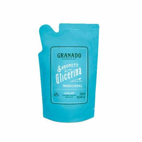 Sabonete Líquido Granado Glicerinado Tradicional Refil 300ml