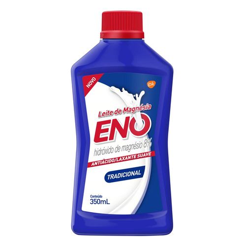 Leite de Magnésia Eno Suspensão de Uso Oral Sabor Tradicional Frasco 350ml