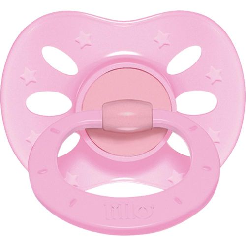 Chupeta Lillo Extra Air Tamanho 1 Ortodôntica Silicone Rosa com 1 Unidade