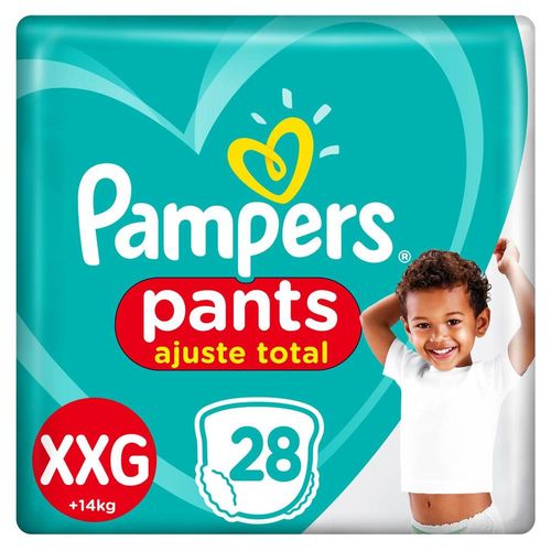 Fralda Pampers Pants Mega Ajuste Total XXG com 28 Unidades