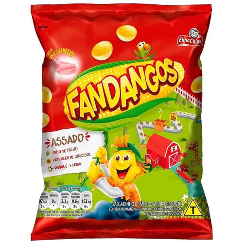 Salgadinhos de Milho Sabor Presunto Fandangos Elma Chips 37g