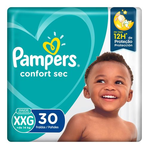 Fralda Pampers Confort Sec XXG com 30 unidades