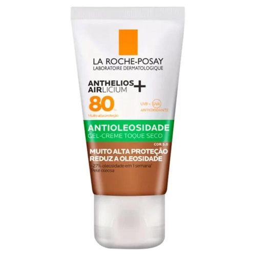 Protetor Solar Facial La Roche Posay Anthelio Airlicium+ FPS80 Cor 5.0 40g