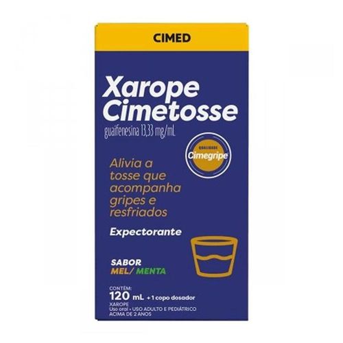 Xarope Cimetosse 13,33mg 120ml
