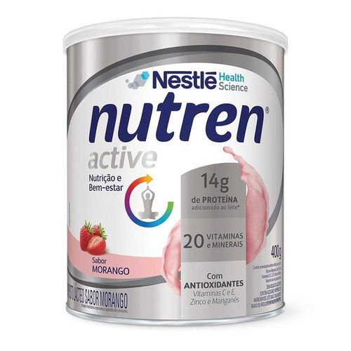 Suplemento Alimentar Nutren Active Sabor Morango Nestlé 400g