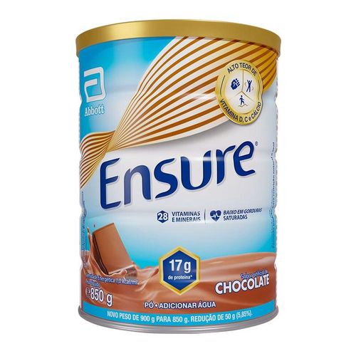 Suplemento Nutricional Ensure Chocolate 850g
