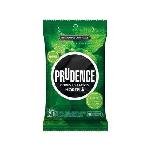 Preservativo Prudence Sabor Hortelã com 3 Unidades
