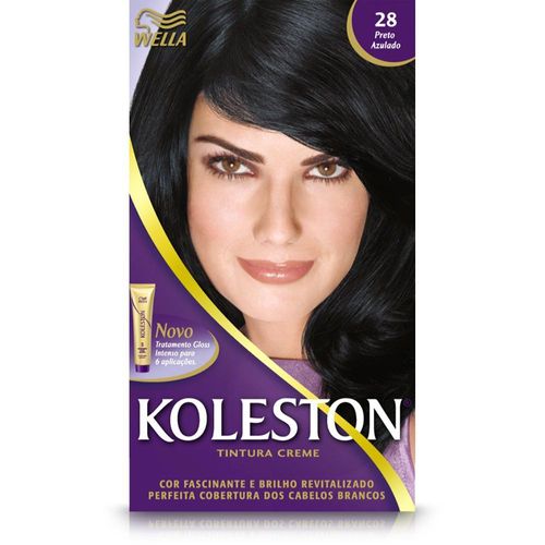 Tintura Koleston Wella Nº 28 Preto Azulado com 1 Unidade