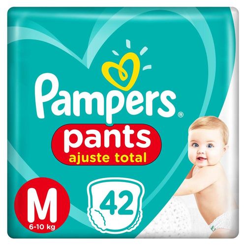 Fralda Ajuste Total Pampers Pants M com 42 Unidades
