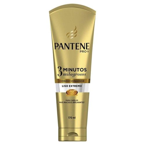Condicionador Pantene 3 Minutos Milagrosos Liso Extremo 170ml