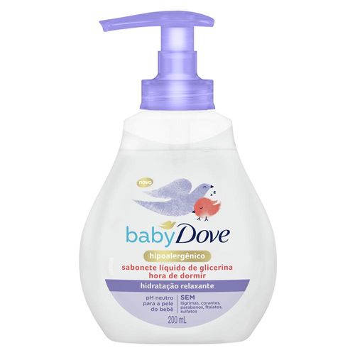 Sabonete Líquido Baby Hidratação Relaxante Dove 200ml