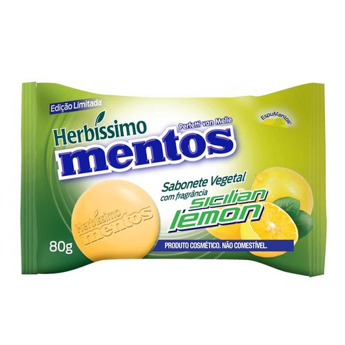 Sabonete Vegetal Herbíssimo Mentos Lemon Sicilian 80g