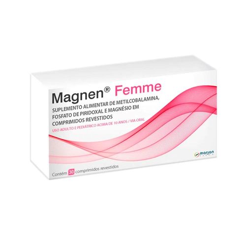Suplemento Alimentar Magnen Femme com 30 Comprimidos Revestidos
