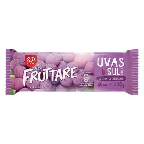 Picolé Kibon Fruttare Sabor Uva 59g