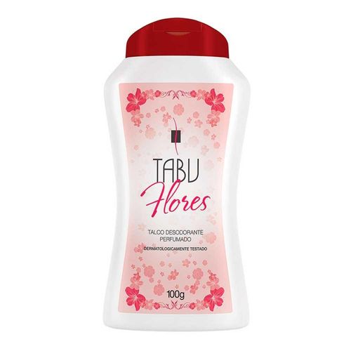 Talco Perfumado Tabu Flores 100g