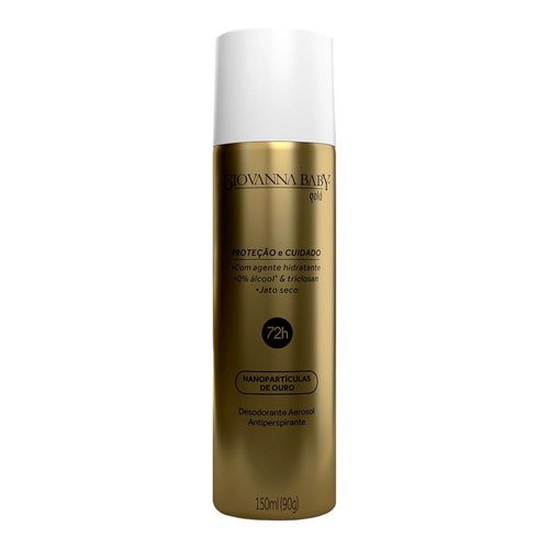 Desodorante Aerossol Giovanna Baby Gold Nanopartículas de Ouro 150ml