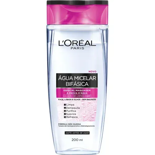 Água Micelar Bifásica L'Oréal Paris 200ml