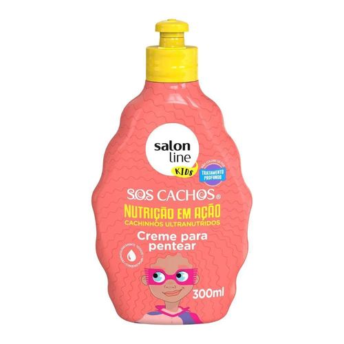 Creme Pentear S.O.S Cachos Nutre Hidrata Salon Line Kids 300ml