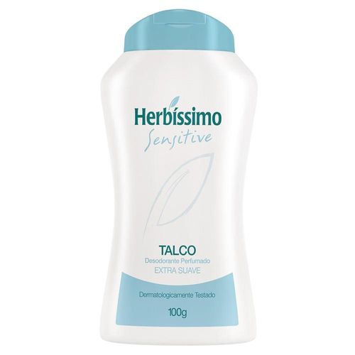 Talco Desodorante Perfumado Herbíssimo Sensitive 100g