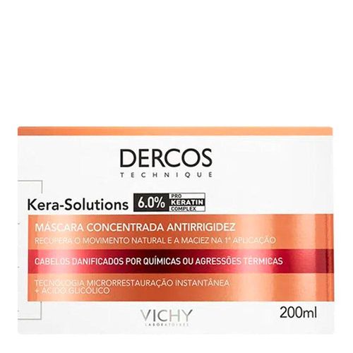 Máscara Capilar Vichy Dercos Kera Solutions 6.0% 200ml