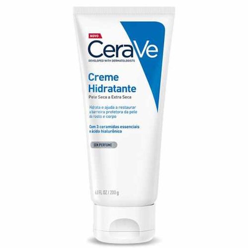 Creme Hidratante Corporal CeraVe Pele Seca e Extra Seca 200g