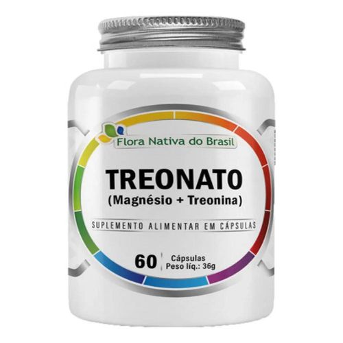 Treonato de Magnésio Flora Nativa com 60 Cápsulas