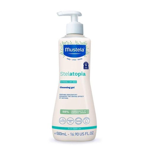 Gel Lavante Mustela Stelatopia Pele Ressecada e Atópica 500ml