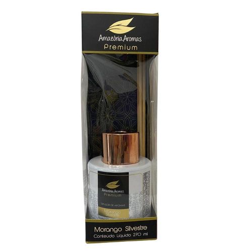 Perfume Ambiente Amazônia Aromas Morango Silvestre Premium 270ml