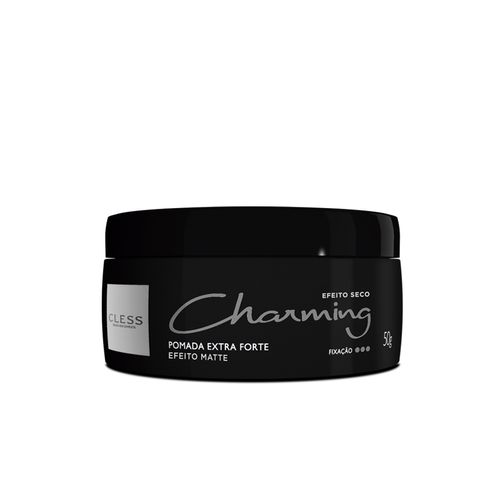 Pomada Modeladora Extra Forte Efeito Seco Charming 50g