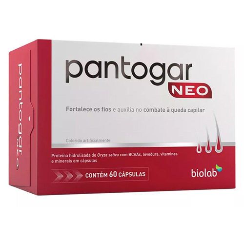 Suplemento Alimentar Pantogar Neo com 60 Cápsulas
