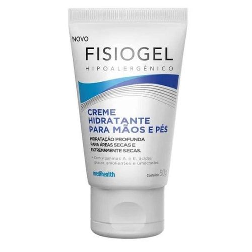 Fisiogel Creme Hidratante para Mãos e Pés 50g
