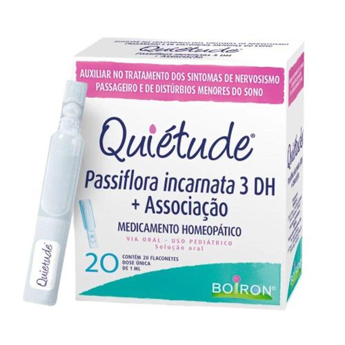 Quiétude Solução de Uso Oral Dose Única com 20 Flaconetes com 1ml