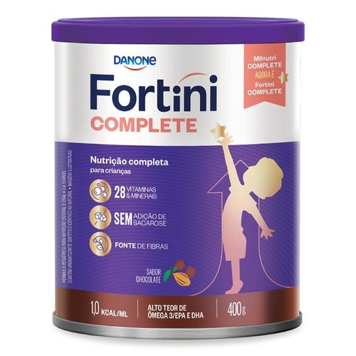 Suplemento Infantil Fortini Complete Sabor Chocolate 400g