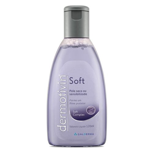 Sabonete Líquido Soft Pele Seca Dermotivin 120ml