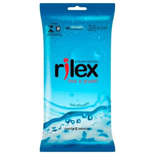 Preservativo Lubrificado Rilex com 6 Unidades