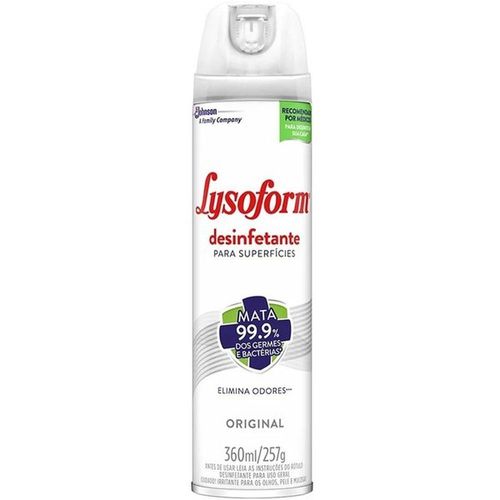 Lysoform Aerosol Desinfetante Original 360ml