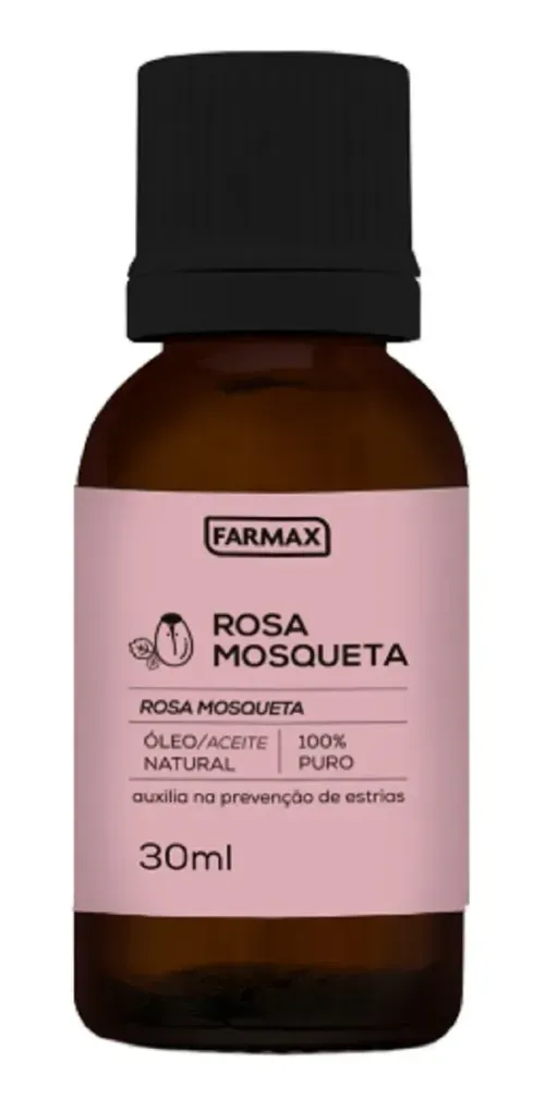 Óleo de Rosa Mosqueta Puro Solução de Uso Dermatológico Frasco 30ml