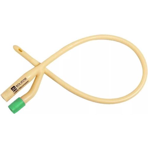 Sonda Foley 2 Vias Solidor com 1 Unidade