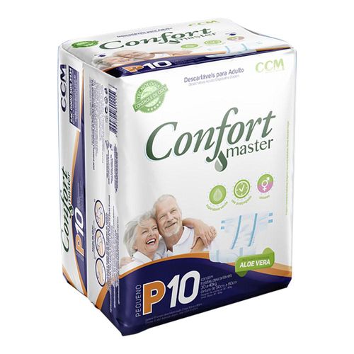 Fralda Geriátrica Confort Master Tamanho P com 10 Unidades