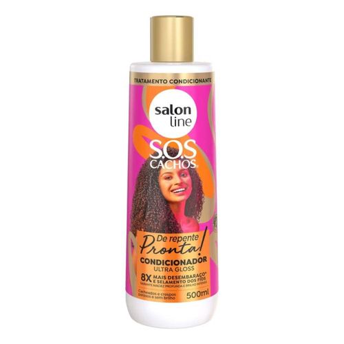 Condicionador S.O.S Cachos De Repente Pronta Ultra Gloss 500ml