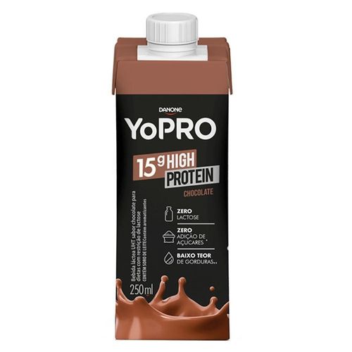 Bebida Láctea Danone YoPRO Sabor Chocolate 250ml