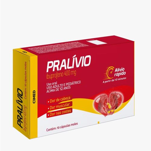 Pralívio 400mg com 10 Cápsulas Moles